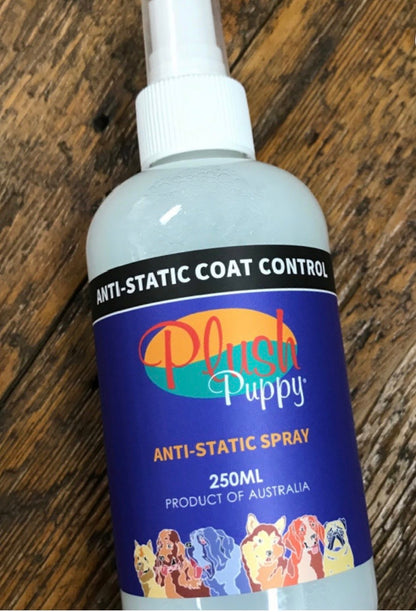 Plush Puppy Antistatic Spray Coat Control – Mot Statisk Elektrisitet i Hundepels
