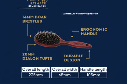 Ultimate Anti Static Porcupine Brush