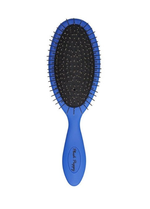 Blue Long Pin Round Tip Brush Pro Grooming Brush