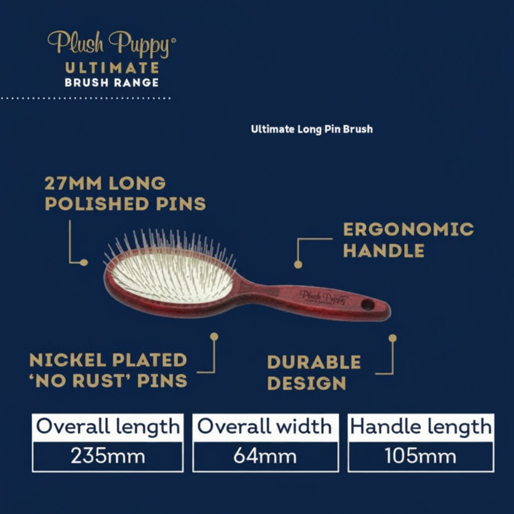 Plush Puppy Ultimate Long Pin Brush