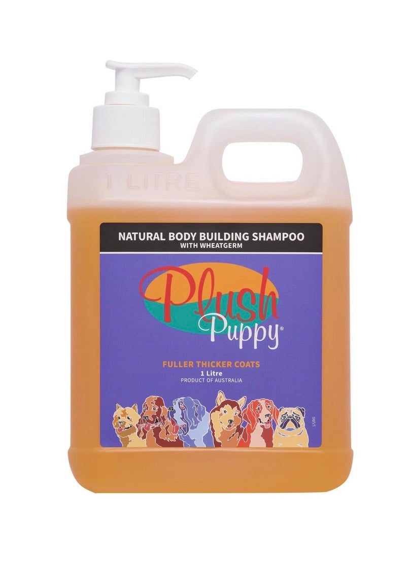 Natural Body Building Shampoo with Wheatgerm - Volumgivende shampo