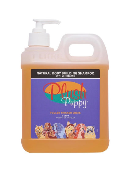 Natural Body Building Shampoo with Wheatgerm - Volumgivende shampo