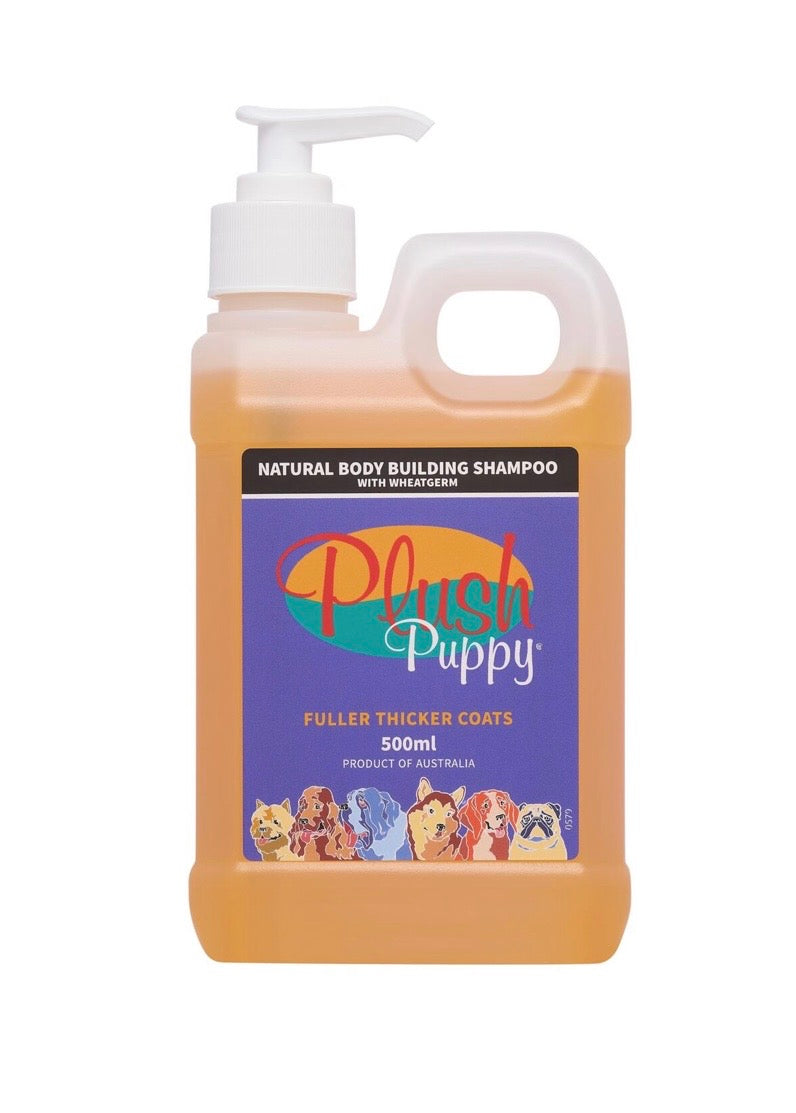 Natural Body Building Shampoo with Wheatgerm - Volumgivende shampo
