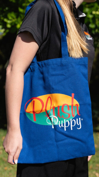 Plush Puppy Tote Bag