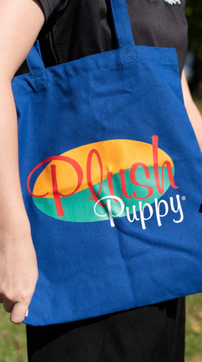 Plush Puppy Tote Bag