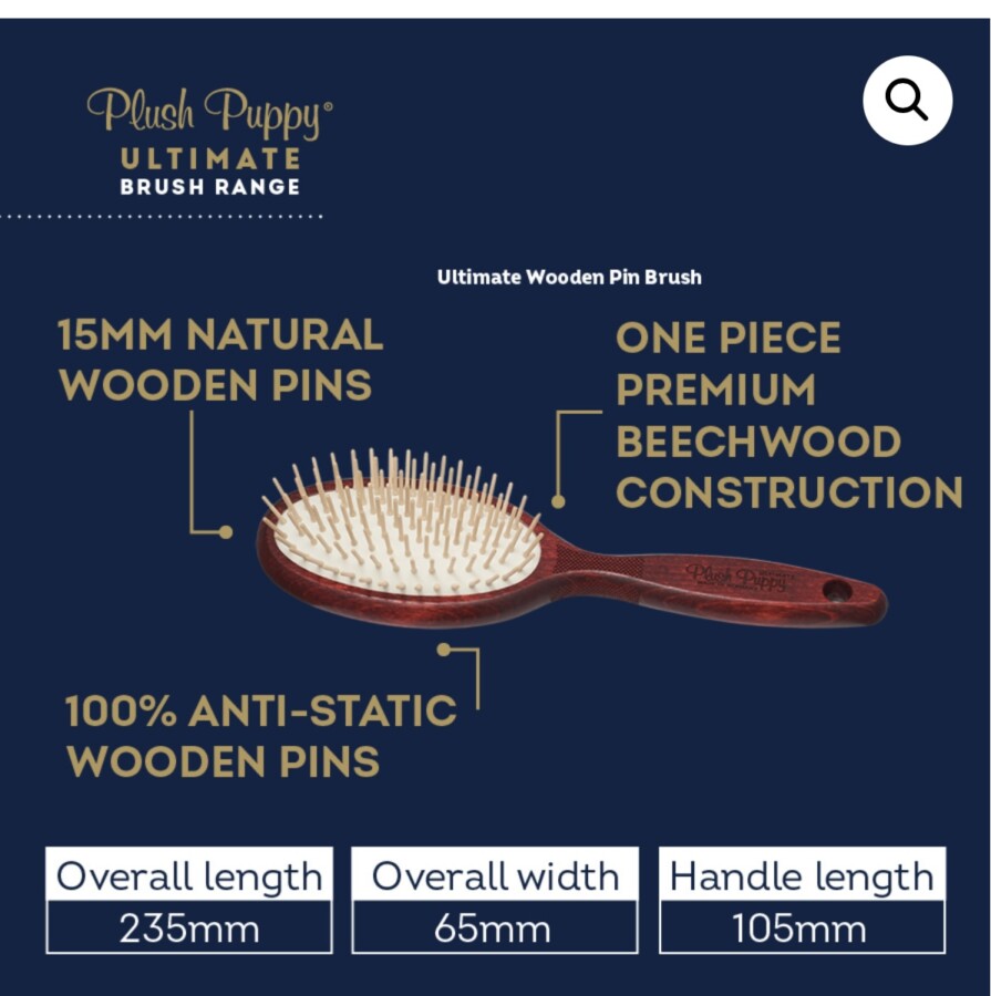 Ultimate Wooden Pin Brush